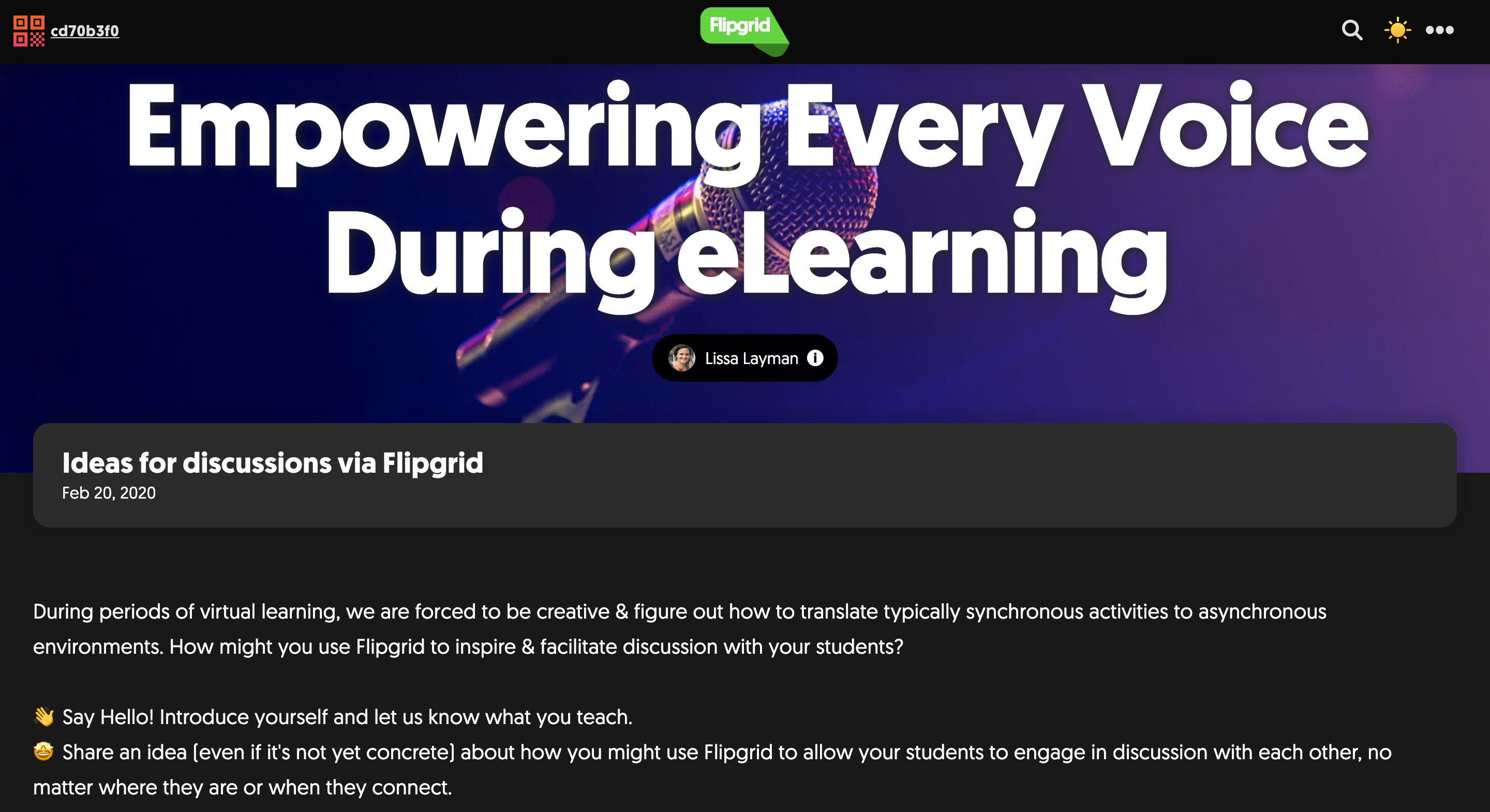 Empowering Every Voice During eLearning
